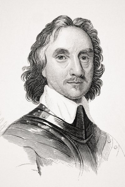 Oliver Cromwell, illustrazione da 